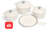 SH 7-Piece Cast Iron Pot Set