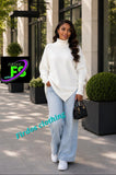 Ladies’ FS Cowl Neck Poncho-Style Long Sleeve Top