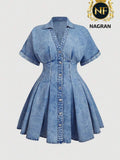 Ladies’ Summer Style Jean Dress