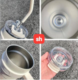 1.2L Vacuum Tumbler with Straw