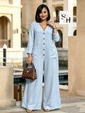 Ladies’ SH Button-Up Body Jumpsuit