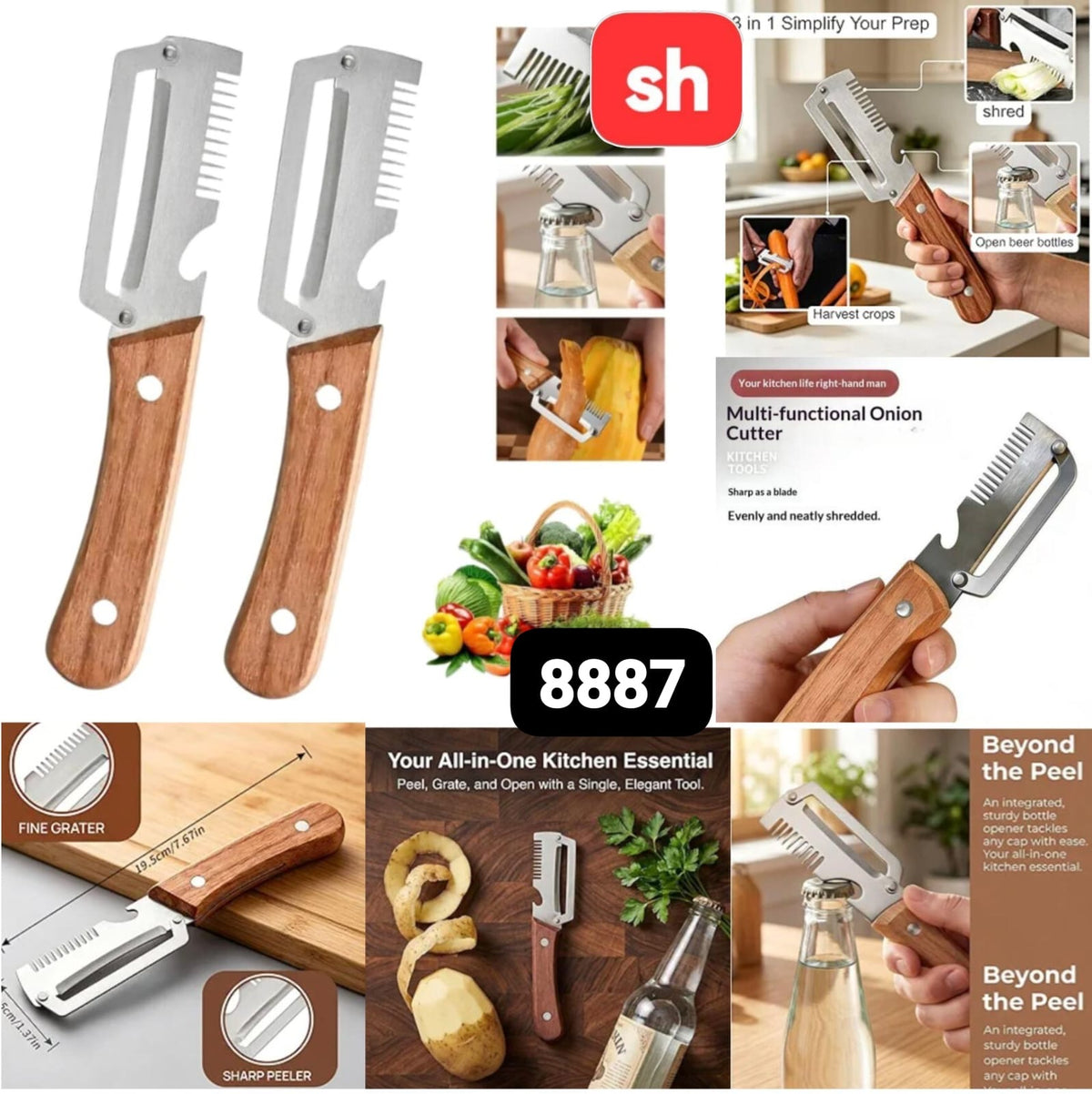 SH Multifunctional Kitchen Peeler