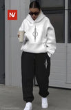 Circle Line Two-Piece Tracksuit Set