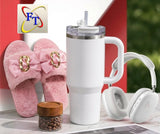 Morning Slippers, Tumbler And Headphones Combo