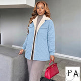 Ladies’ PA Block Jacket With Fur Collar