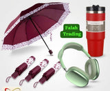Beverage Cup, Headphones And Umbrella Combo