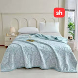 Petal Sherpa Fleece Throw Blanket 200cm x 230cm