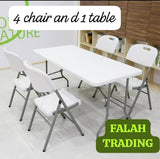 Four Chair And One Table Set