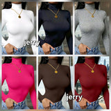 Ladies’ Long Sleeve Turtleneck Jerry T-Shirt