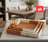 SH 3 Piece High-Quality Multifunctional Square Basket Set