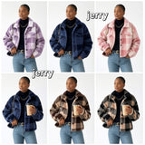 Women’s Jerry Checkered Fleece Jacket
