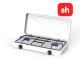 SH Two-Burner Gas Stove With Lid