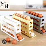 SH Automatic Rolling Egg Holder Storage Rack