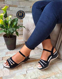 Ladies’ FF Buckle Sandal