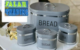 FT 4 Piece Rounded Bread Bin Set