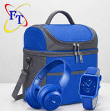 Lunch Bag, Headphones And Watch Combo