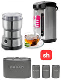 Kitchenware Combo Set With 6.8L Urn, Bread Bin Set And Coffee Bean Grinder