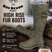 BosBeVok High Rise Fur Boots