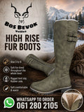 BosBeVok High Rise Fur Boots