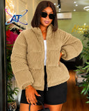 Ladies’ Horizontal Lined Jacket