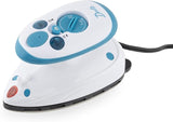 Dritz Mighty Travel Steam Iron: Mini Iron for Quilting, Crafts & Sewing, Compact Portable Travel Steamer for Home & On-the-Go Use