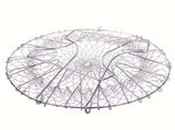 1 Foldable Frying Basket, Fruit Serving Basket, Stainless Steel Strainer, Mesh Sieve Strainer, Kitchen Utensil Additions