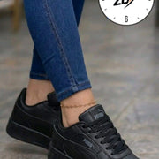 Ladies’ ZD Lace-Up Flat Shoes