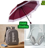 Adult Umbrella, Backpack And Headphones Combo