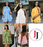 Ladies’ JJ Floral Ruffle Dress