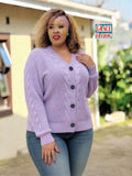 Ladies’ Button-Up Sweatshirt