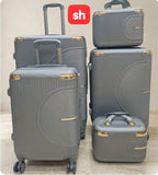 Five Piece High Luggage Travel Set