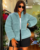 Ladies’ Horizontal Lined Jacket