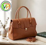 Ladies’ VP Fold-Over Buckle Handbag