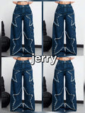 Star Pattern Jeans