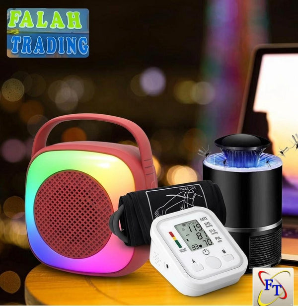 Bluetooth Speaker, Blood Pressure Machine And Mosquito Killer Combo