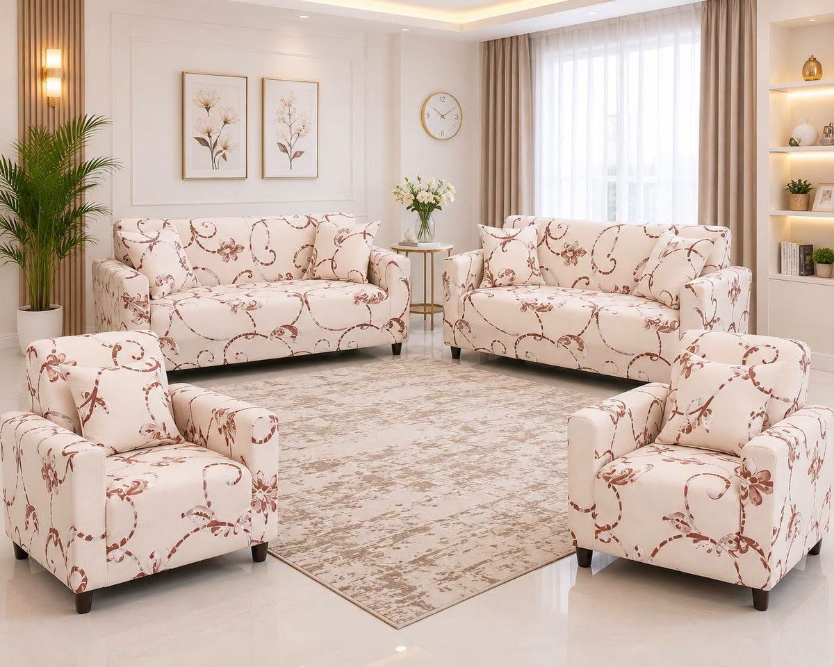 Elasticated 2+2+1+1 Sofa Cover Set
