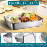 Stainless Steel Crisper Box Set