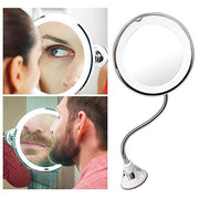 Ultra Flexible 10x LED Magnifying Mirror