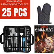 Premium 25-Piece BBQ Tool Set