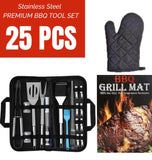 Premium 25-Piece BBQ Tool Set