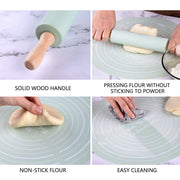 Rolling Pin with Kneading Pad