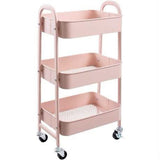 Multi-Purpose 3-Tier Rolling Trolley