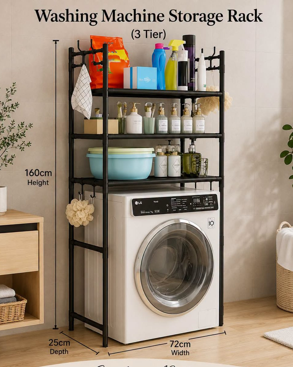 Washing Machine Storage Rack (3 Tier)