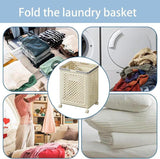 Collapsible Rolling Laundry Basket