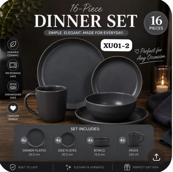 Elegant 16-Piece Dinner Set