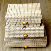 Set of 3 Bamboo Storage Boxes - Type 2