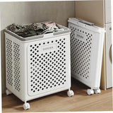 Collapsible Rolling Laundry Basket