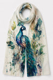 Peacock Printed Scarf