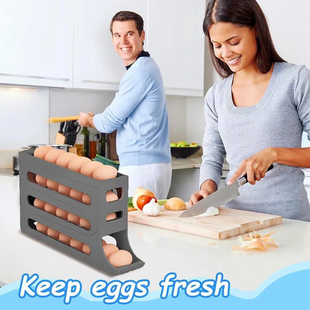 Auto-Rolling Egg Organiser