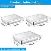Stainless Steel Crisper Box Set